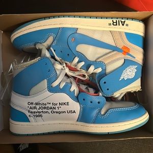 Jordan 1 off white university blue